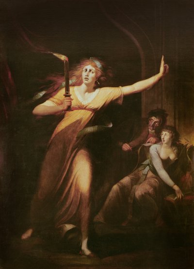 Lady Macbeth im Schlafwandel, 1783 von Johann Heinrich Füssli